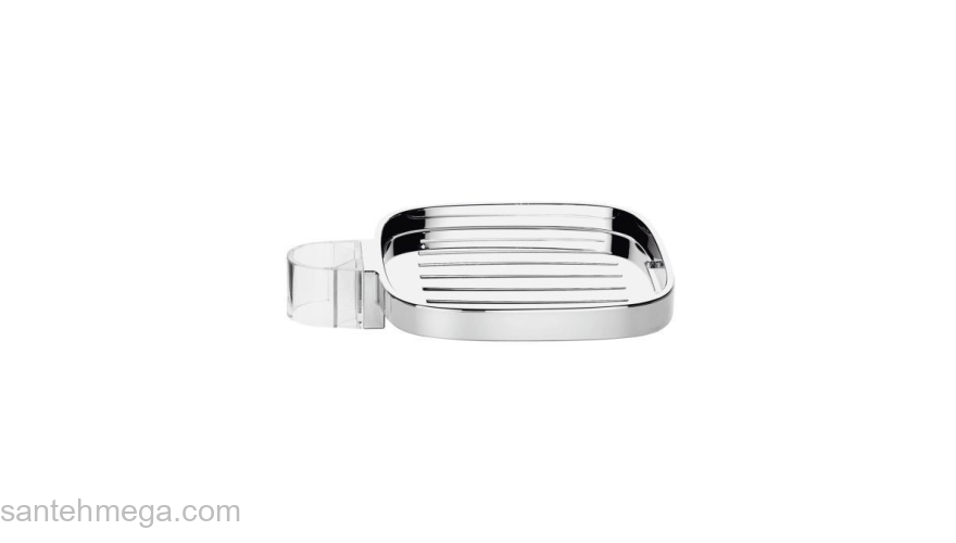 Мыльница Hansgrohe Cassetta E 26519000, хром для ванной комнаты. Фото