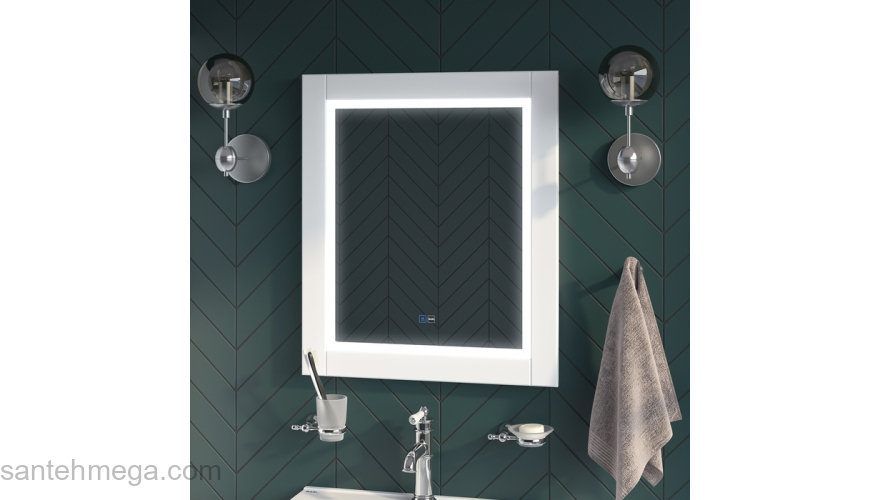 Зеркало с подсветкой 60 см Oxford IDDIS ЗЛП111. Фото