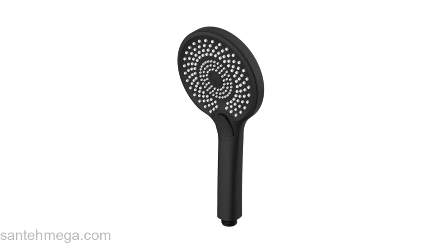 Лейка для душа черная матовая Optima Home IDDIS OPH12BPi18. Фото