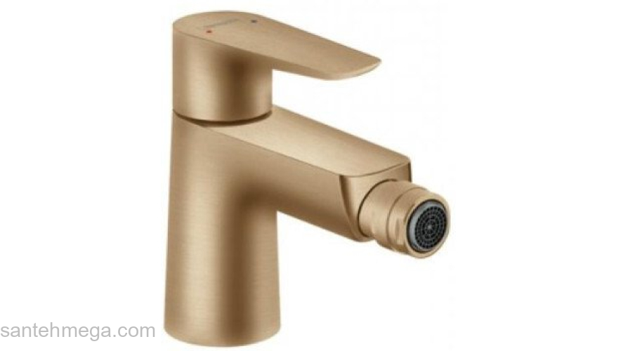 Смеситель для биде Hansgrohe Talis E 71720140 шлифованная бронза. Фото