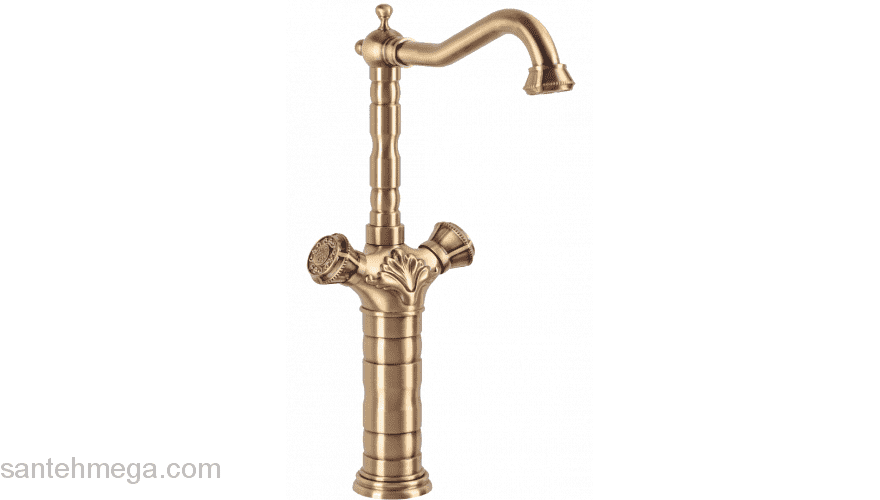 Смеситель для раковины BRONZE DE LUXE 21973. Фото