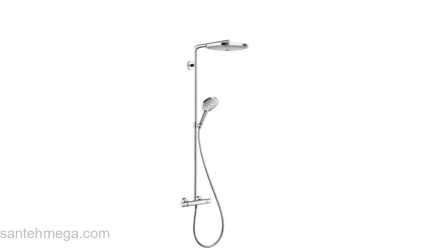 Душевая система HANSGROHE Raindance Select Showerpipe S300 2 jet 27133400. Фото