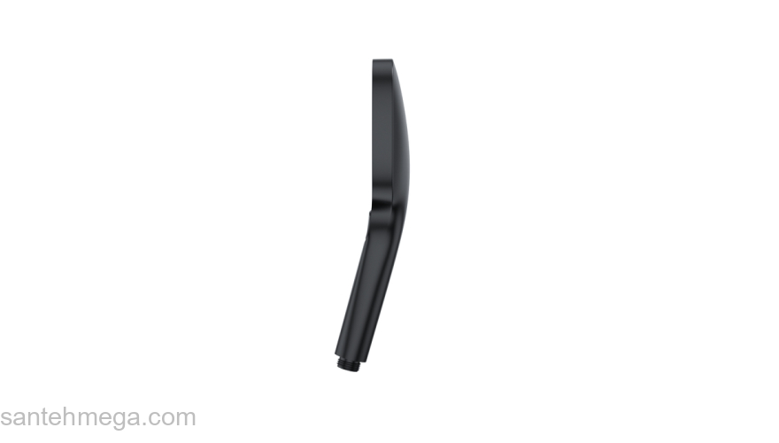 Лейка для душа квадратная черная SpaHome IDDIS SPA3FSBi18. Фото