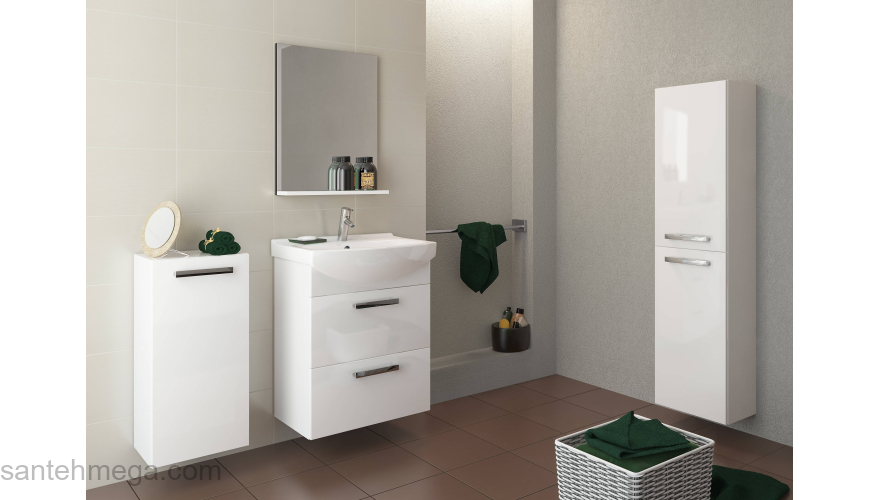 CERSANIT Зеркало-шкафчик MELAR 70 с подсветкой LS-MEL70-Os. Фото