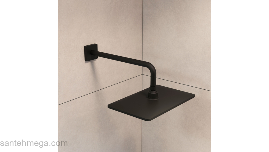 Кронштейн для верхнего душа черный матовый Slide IDDIS SLI39BSi61. Фото