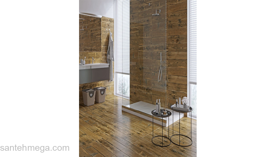 Euro Ceramics 15 NV 0018 Керамический гранит Новара 150х600 черно-коричневый. Фото