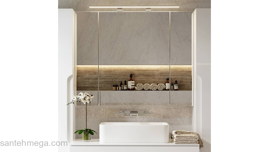 Зеркальный шкаф ALAVANN Univers 80. Фото