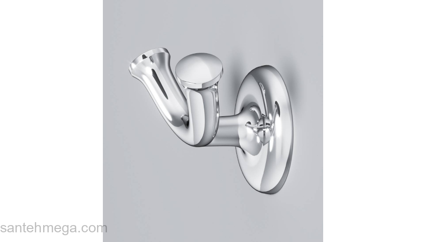 Двойной крючок для полотенец AM.PM Like A8035600 для ванной комнаты. Фото