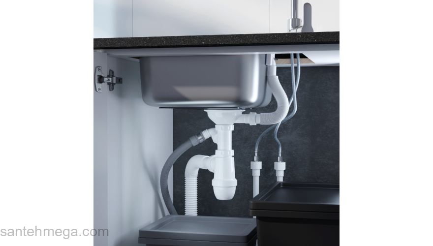 Мойка с сифоном арт. S11UPS0i84 нерж. сталь шелк 650*460 Suno S IDDIS SUN65SDi77S. Фото