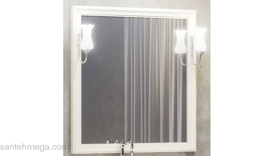 Зеркало со светильниками OPADIRIS Санрайз 90. Фото