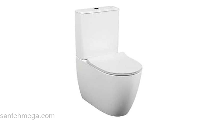 Унитаз-компакт с сиденьем Soft-Close Vitra Sento Rim-Ex Back To Wall 9830B003-7203. Фото