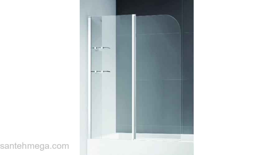 Шторка на ванну CEZARES Eco ECO-O-V-12-120/140-P-Cr-R. Фото