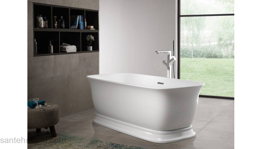 Ванна акриловая отдельностоящая BELBAGNO BB400-1700-800. Фото