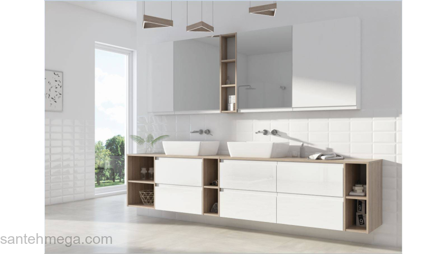 CERSANIT Зеркало-шкафчик MODUO 60 LS-MOD60/Wh. Фото