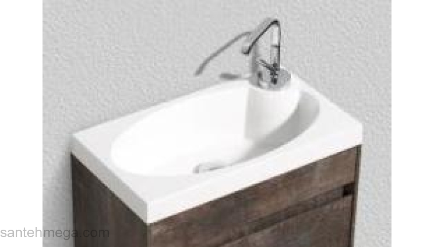 Раковина BELBAGNO 46х26 BB-460-PM-LVB. Фото