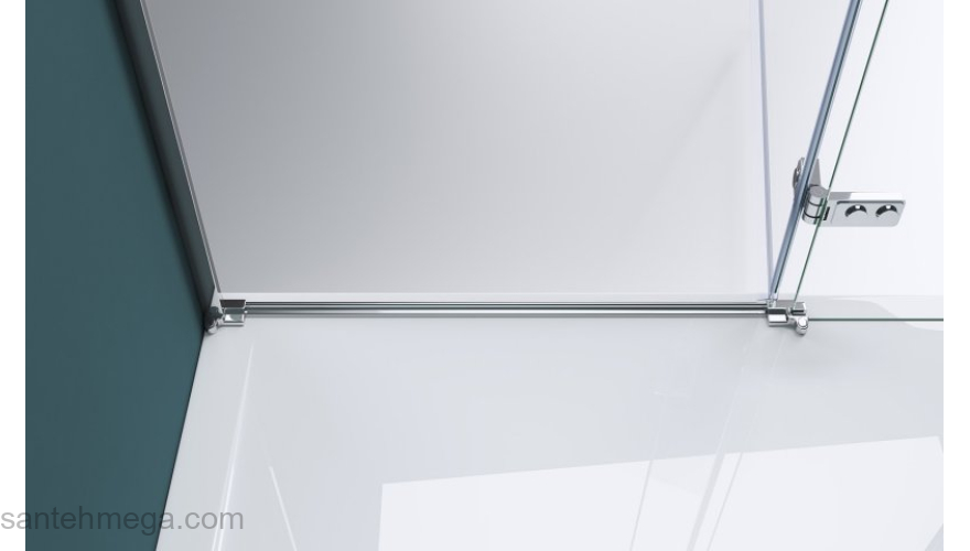 Душевая дверь BELBAGNO KRAFT-B-12-60/60-C-Cr-R. Фото