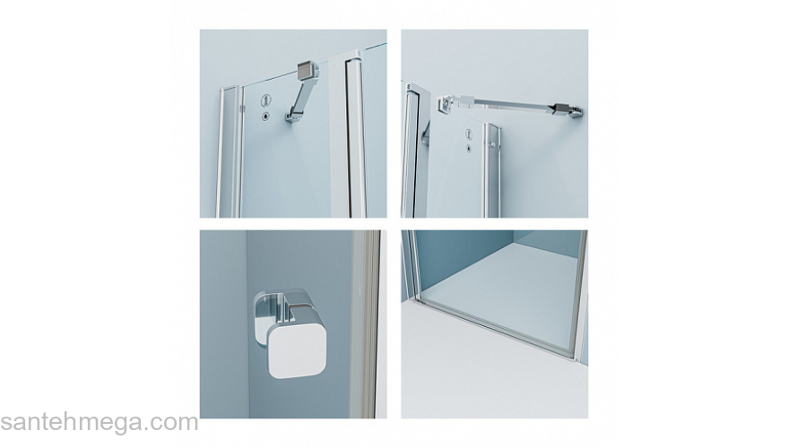 Душевая дверь распашная IDDIS Ray 100х195 RAY6CP0i69. Фото