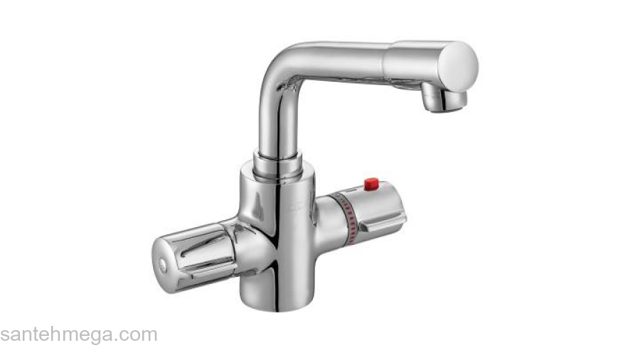 ECA Термостатический смеситель для раковины 102108730EX. Фото