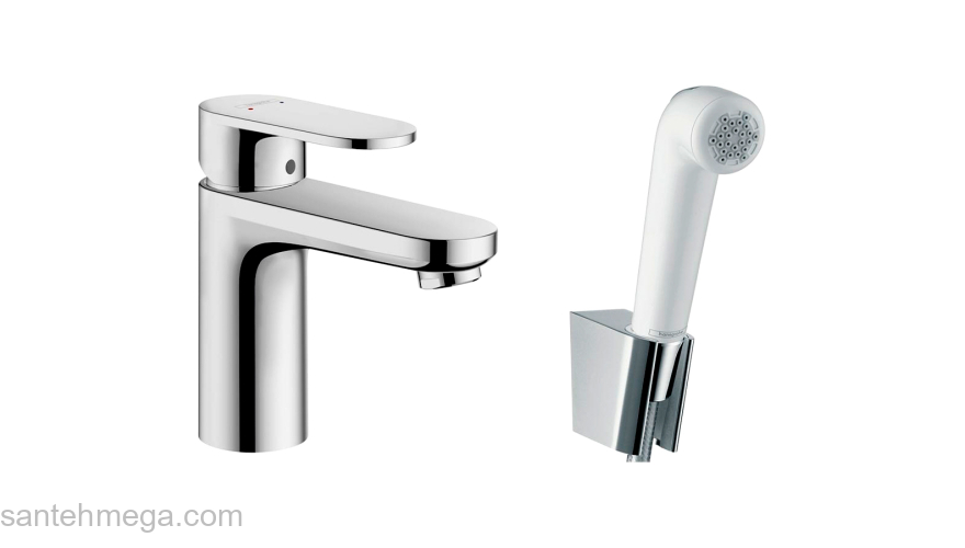 Набор для биде Hansgrohe Vernis Blend 71215000 хром. Фото