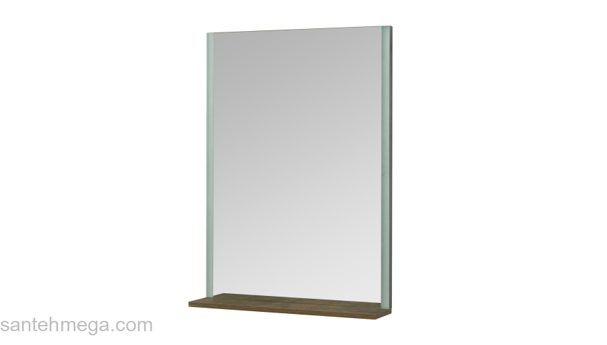 Зеркало AQUATON Терра 61 Дуб Кантри/Антрацит 1A247302TEDY0. Фото