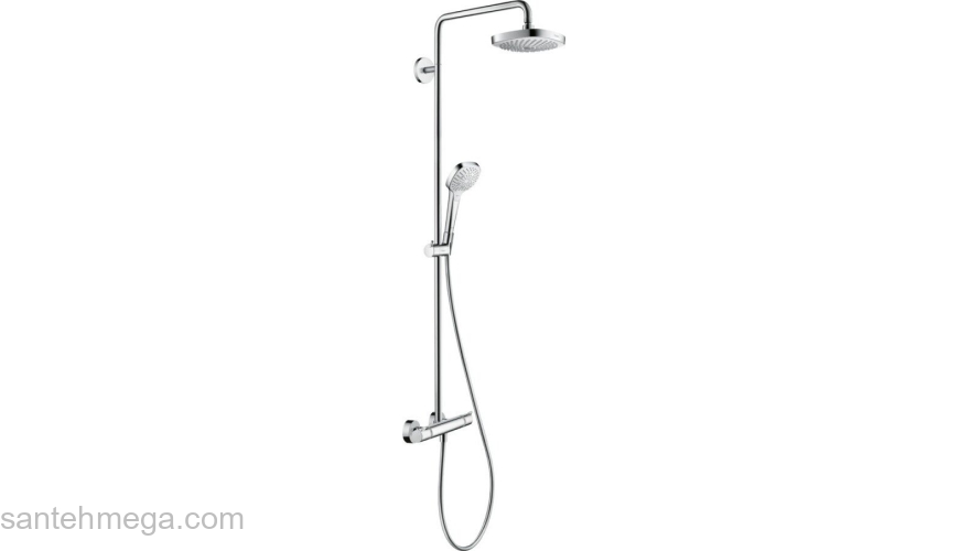 Душевая система Hansgrohe Croma Select E 2jet 27256400. Фото