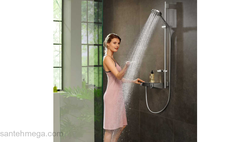 Душевой гарнитур Hansgrohe Raindance Select S 3jet 90см 27667000. Фото