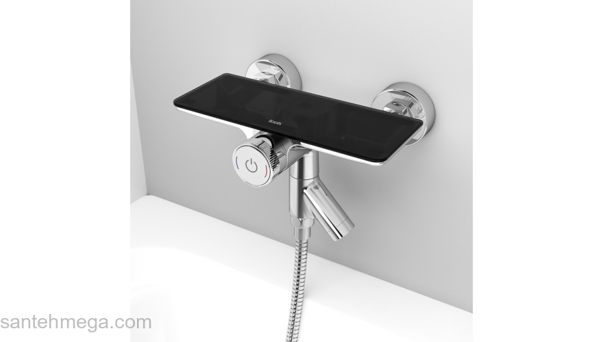 Смеситель для ванны с управлением Push Control Shelfy IDDIS SHESBBTi02WA. Фото