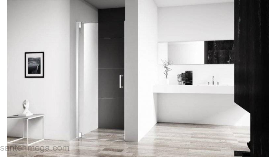 Душевая дверь BELBAGNO MARMI-B-1-80-C-Cr. Фото