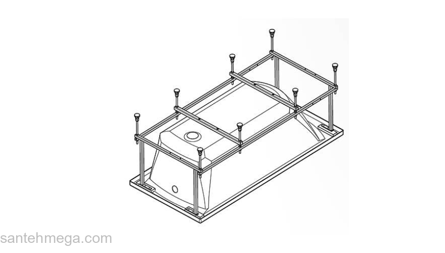 Каркас SANTEK Каледония 160 1.WH30.2.389. Фото