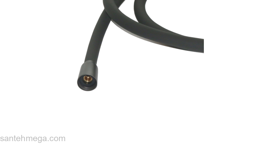 Шланг для душа графитовый матовый силиконовый 2,0м Optima Home IDDIS OPH20GLi19. Фото