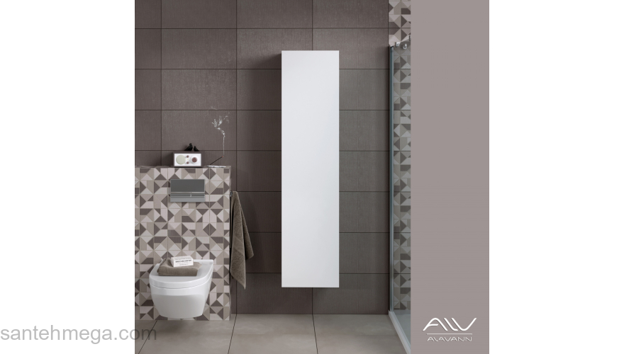 Шкаф-пенал ALAVANN Univers 40 с открытыми полками. Фото