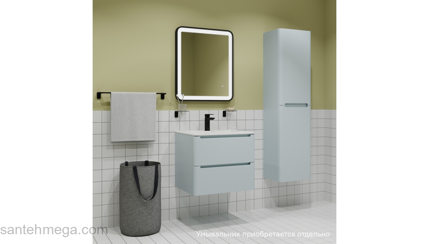 Тумба подвесная 60 см голубой Edifice IDDIS EDI60B0i95  подходит умыв. 0106000i28. Фото