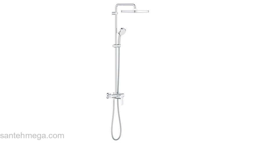 GROHE 26692000 Tempesta Cosmopolitan 250 Душевая система поворотная со смесителем, хром. Фото