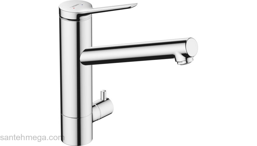 Кухонный смеситель Hansgrohe Zesis M33 CoolStart 74808000, хром. Фото