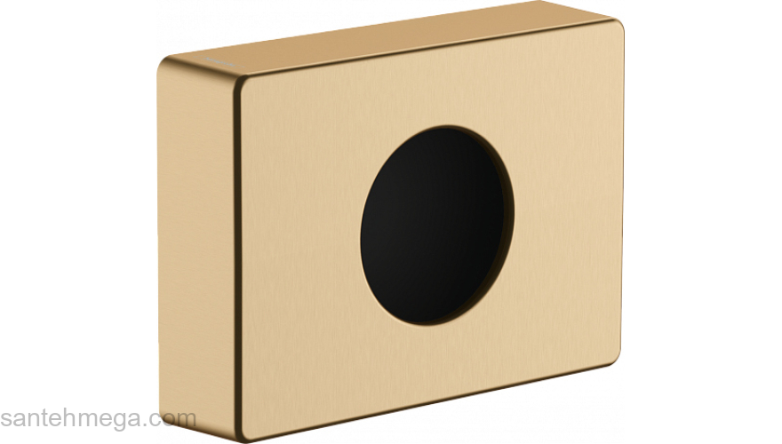 Держатель гигиенических пакетов AddStoris Hansgrohe 41773140, шлифованная бронза для ванной комнаты. Фото