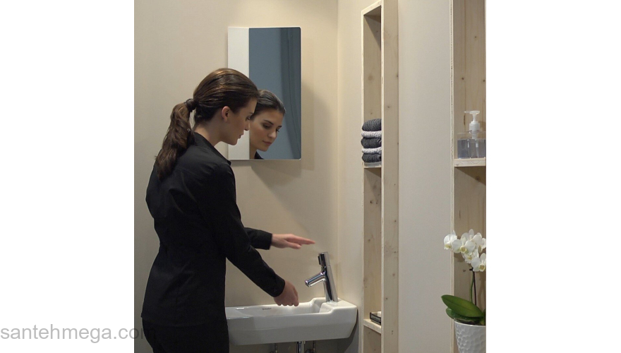 Смеситель для раковины Hansgrohe Talis Select S 80 72040000 хром. Фото