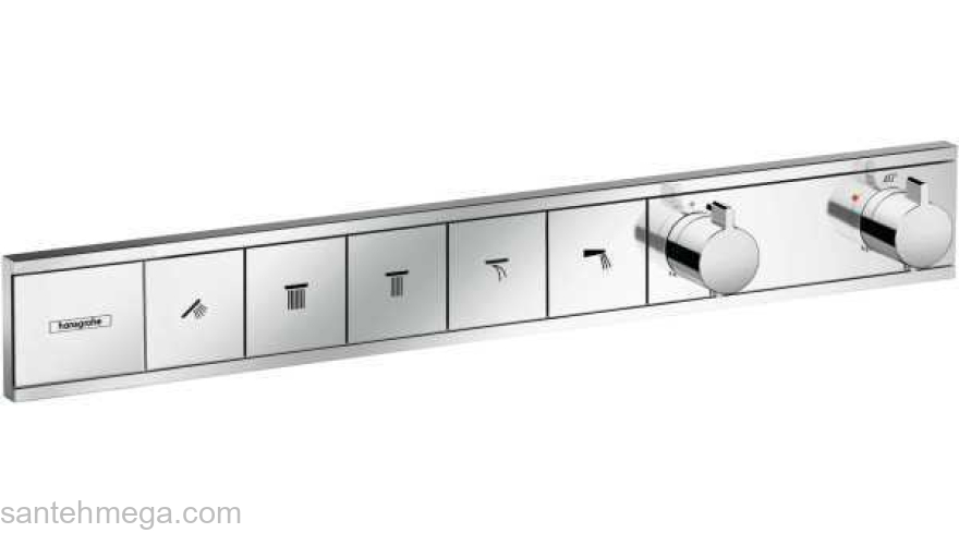 Термостат для ванны Hansgrohe RainSelect на 5 потребителей 15384000. Фото