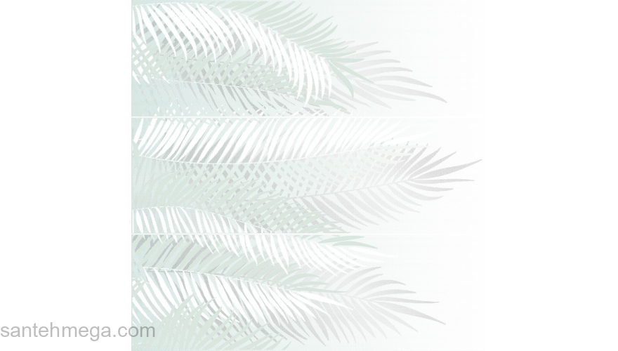 CERSANIT GR2T021DT Панно Gradient 594х598 зеленый листья