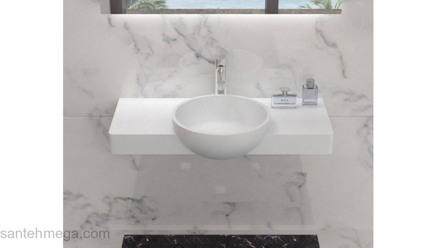 Раковина NS BATH NSS-9052M (матовая) 90х50. Фото