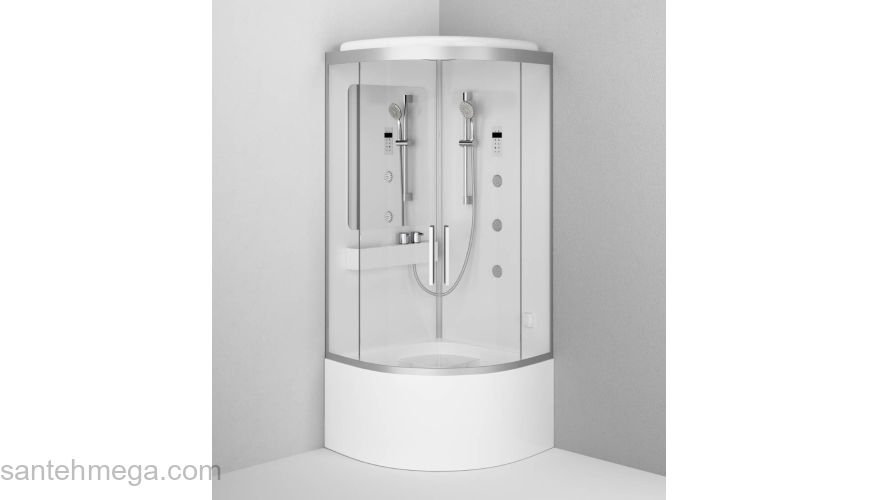 Гидромассажная кабина с паром AM.PM Like W80C-020A-090MTA. Фото