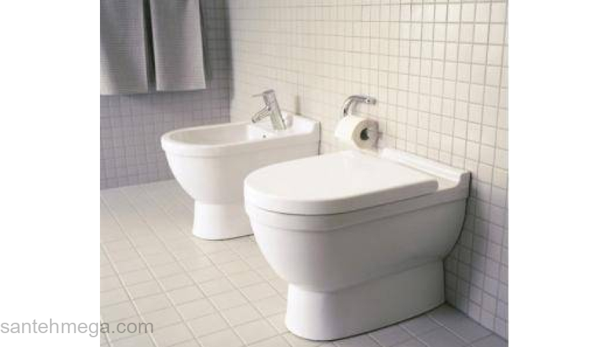 Унитаз напольный под скрытый бачок DURAVIT STARCK 3 0124090000. Фото