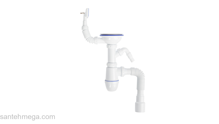 Мойка с сифоном арт. S11UPS0i84 нерж. сталь шелк 650*460 Suno S IDDIS SUN65SDi77S. Фото