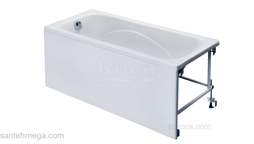 Ванна ROCA Line 160х70 прямоугольная белая ZRU9302985. Фото