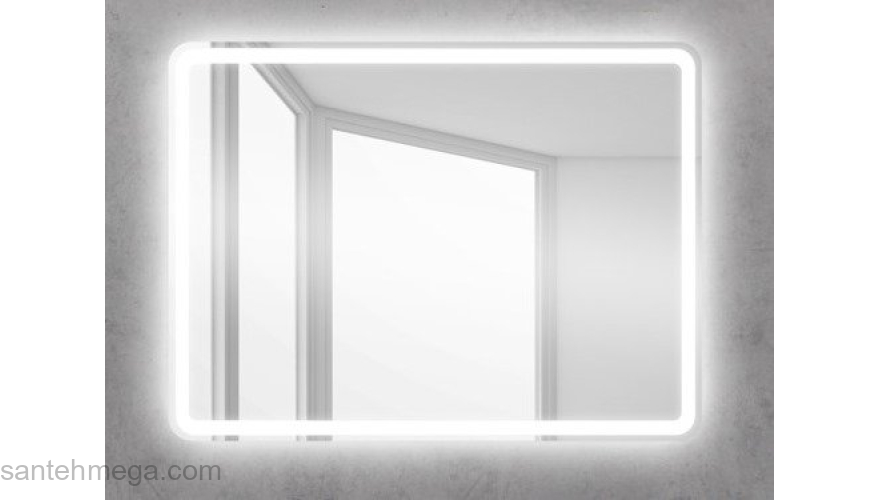Зеркало со встроенным светильником, сенсорным выключателем и подогревом BELBAGNO SPC-MAR-900-600-LED-TCH-WARM. Фото