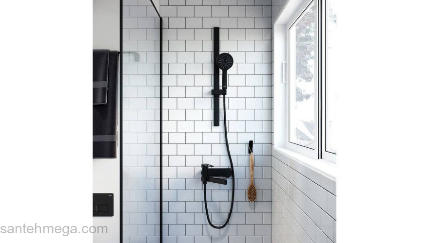 Шланг для душа черный ПВХ 1.5м IDDIS 04P15BLi19. Фото