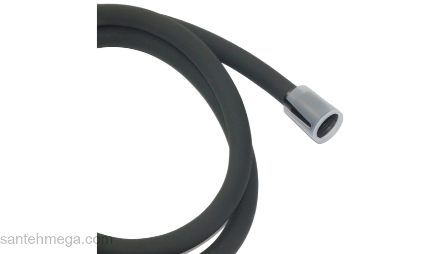 Шланг для душа графитовый матовый силиконовый 2,0м Optima Home IDDIS OPH20GLi19. Фото