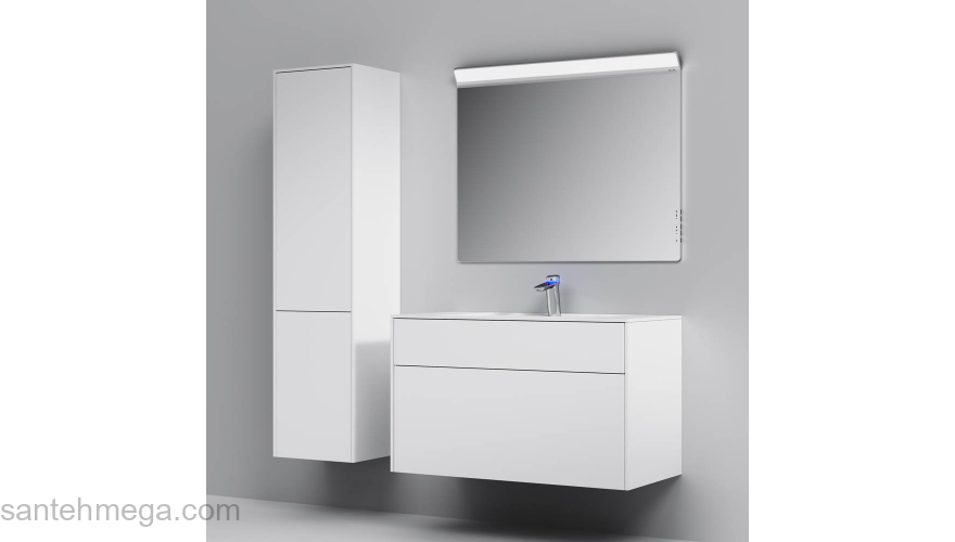 База под раковину подвесная 100 см, 3 ящика, белый матовый AM.PM Inspire 2.0 M50AFHX1003WM. Фото