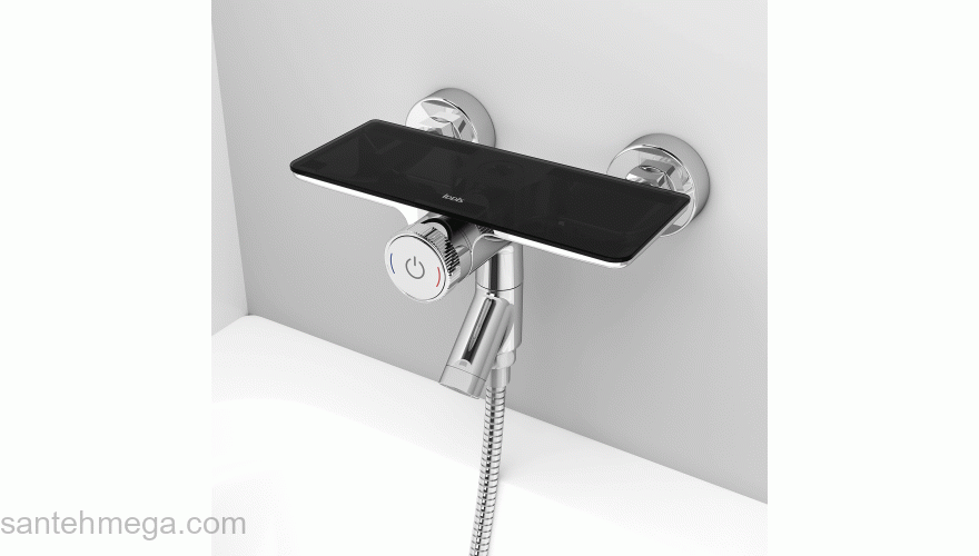 Смеситель для ванны с управлением Push Control Shelfy IDDIS SHESBBTi02WA. Фото