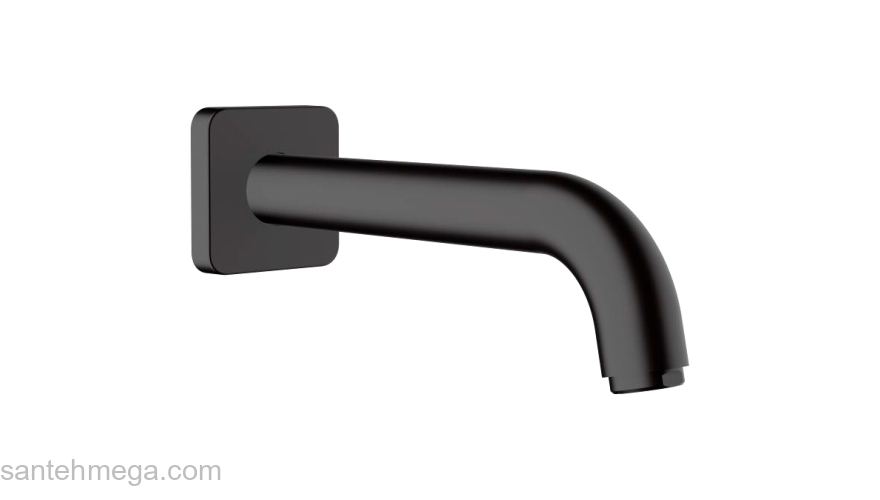 Излив на ванну HANSGROHE  Vernis Shape 71460670 черный. Фото