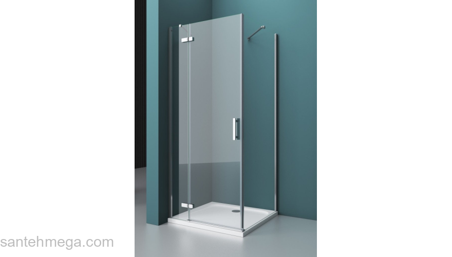 Душевой угол BELBAGNO KRAFT-AH-12-90/100-C-Cr-L. Фото